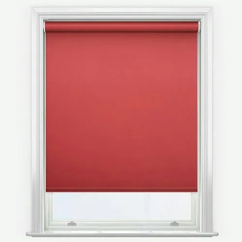 Rhododendron Iris Blackout Red Roller Blind | Blinds.Online