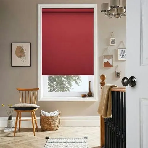 Rhododendron Iris Blackout Wine Roller Blind | Blinds.Online