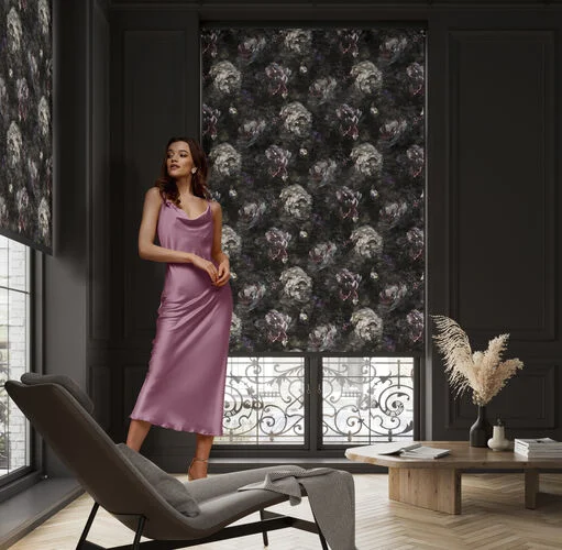 Sabina Midnight Roller Blind | Blinds.Online