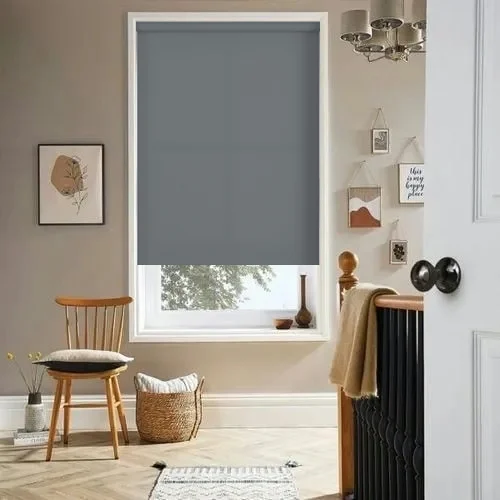 Whimsy Charcoal Roller Blind | Blinds.Online