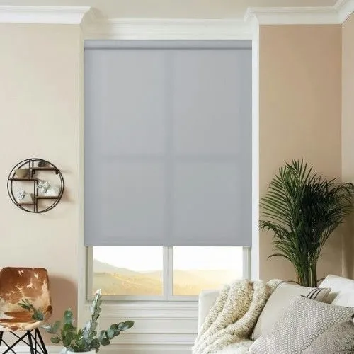 Wiltshire Grey Whisper Roller Blind | Blinds.Online