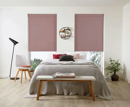 Windsor Blackout Blush Roller Blind | Blinds.Online