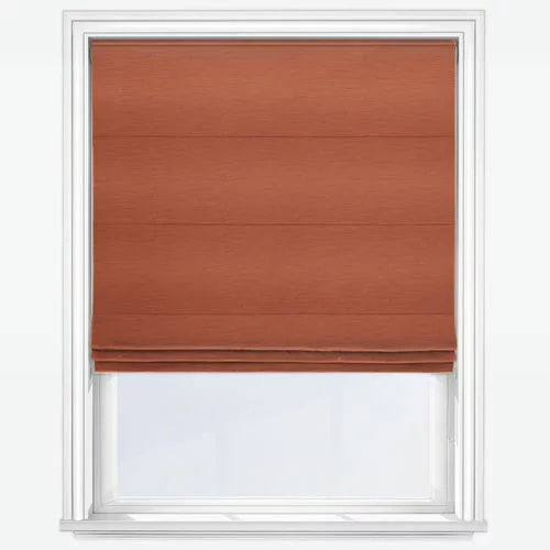 Antique Burnt Orange Roman Blind | Blinds.Online