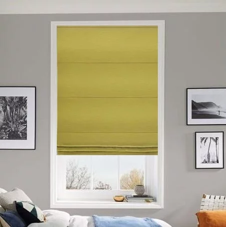 Antique Ochre Roman Blind | Blinds.Online