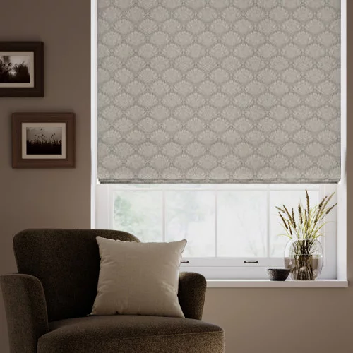 Araceli Dove Roman Blind | Blinds.Online