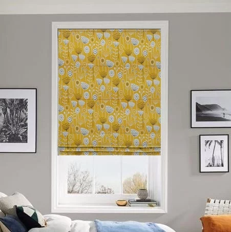 Beth Ochre Roman Blind | Blinds.Online