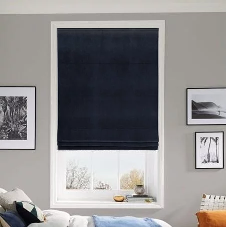 Callie Indigo Roman Blind | Blinds.Online