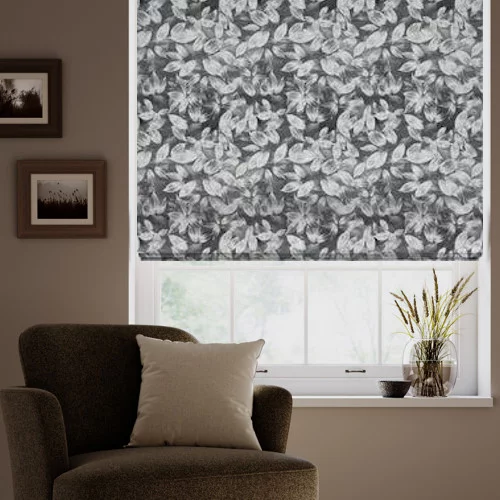 Camdenhurst Slate Roman Blind | Blinds.Online