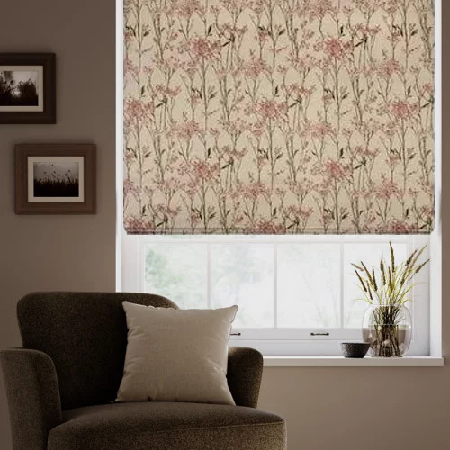 Cassandra Blush Roman Blind | Blinds.Online