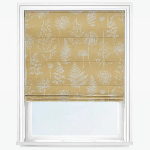 Celeste Mustard Roman Blind | Blinds.Online