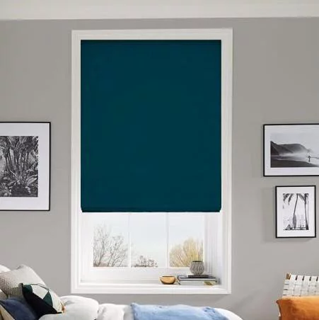 Esther Indigo Roman Blind | Blinds.Online