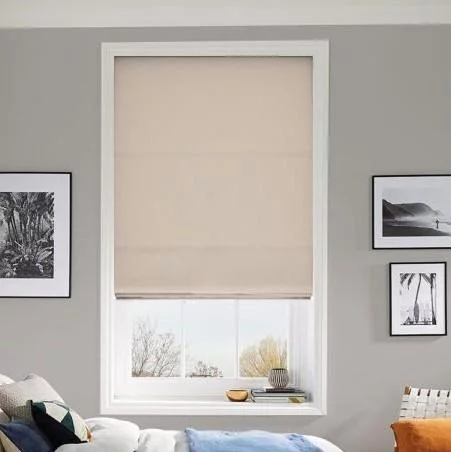 Esther Oyster Roman Blind | Blinds.Online