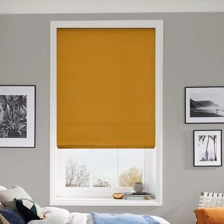 Esther Saffron Roman Blind | Blinds.Online