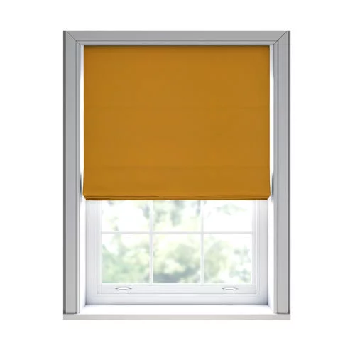 Esther Saffron Roman Blind | Blinds.Online