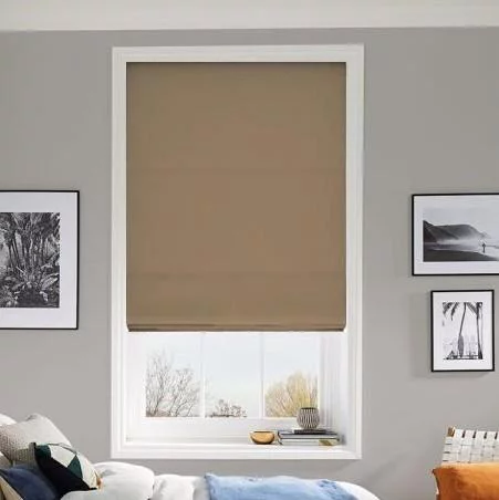 Esther Toffee Roman Blind | Blinds.Online