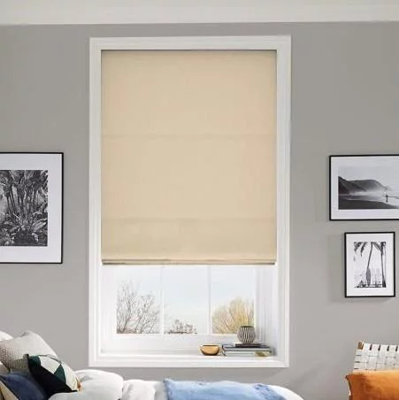 Esther Vanilla Roman Blind | Blinds.Online