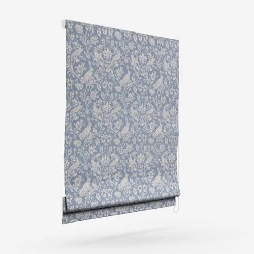 Evalina Indigo Roman Blind | Blinds.Online