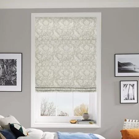 Evalina Linen Roman Blind | Blinds.Online