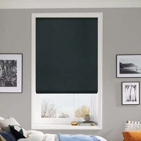 Gwendolyn Carbon Roman Blind | Blinds.Online