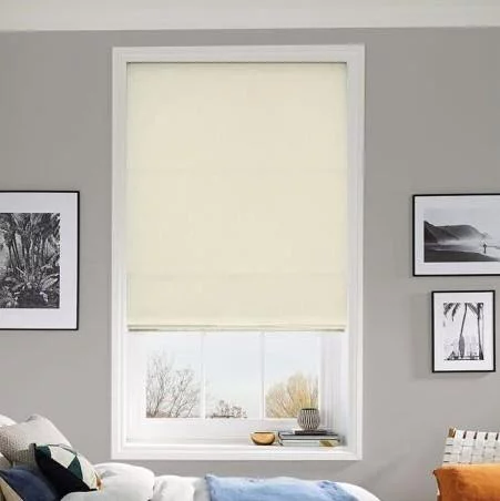 Gwendolyn Ivory Roman Blind | Blinds.Online