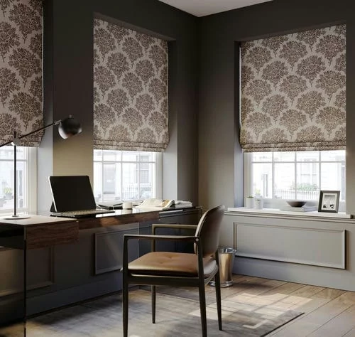 Gwyneth Mist Roman Blind | Blinds.Online