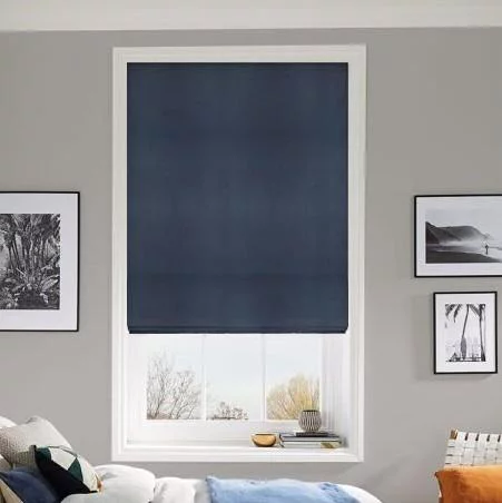 Gypsophila Ink Roman Blind | Blinds.Online