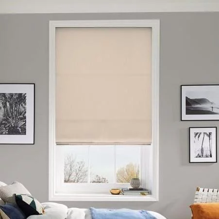 Gypsophila Linen Roman Blind | Blinds.Online