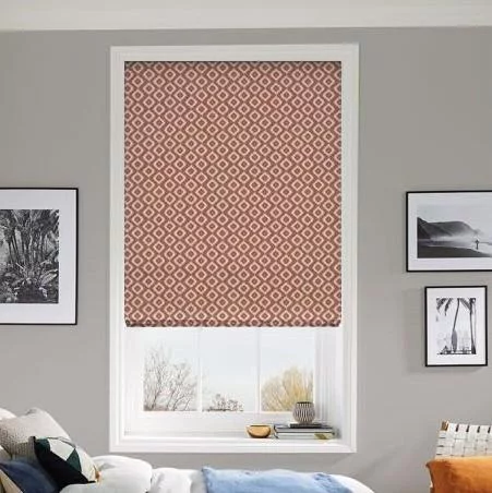 Hailey Red Roman Blind | Blinds.Online