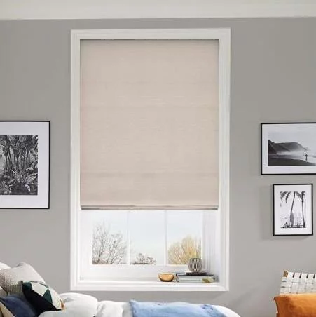 Hanna Champagne Roman Blind | Blinds.Online