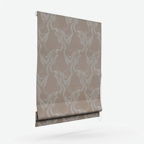 Ianthe Taupe Roman Blind | Blinds.Online