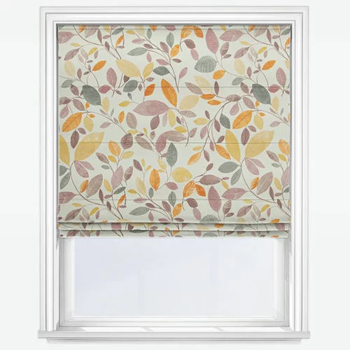 Janelle Burnt Orange Roman Blind | Blinds.Online