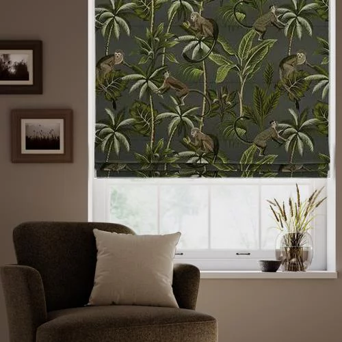 Janet Grey Roman Blind | Blinds.Online