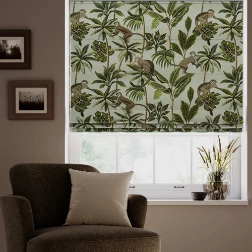 Janet Natural Roman Blind | Blinds.Online