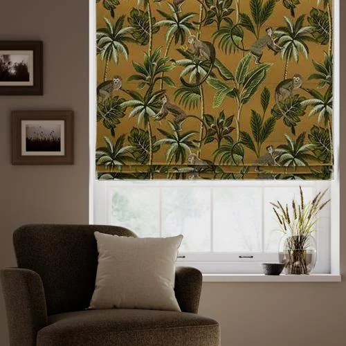 Janet Ochre Roman Blind | Blinds.Online