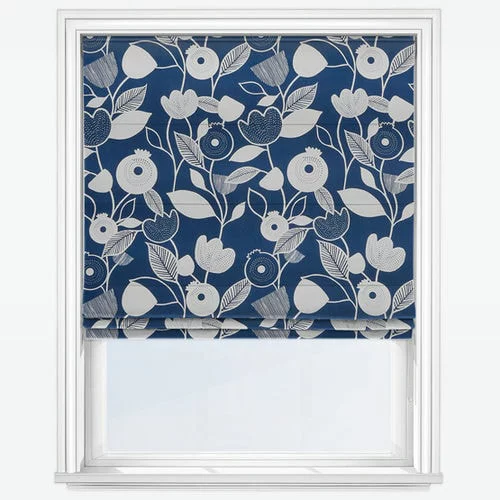 Jolie Indigo Roman Blind | Blinds.Online