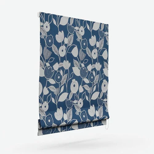 Jolie Indigo Roman Blind | Blinds.Online