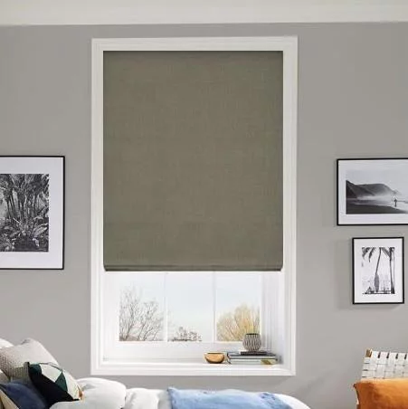 Kara Hessian Roman Blind | Blinds.Online