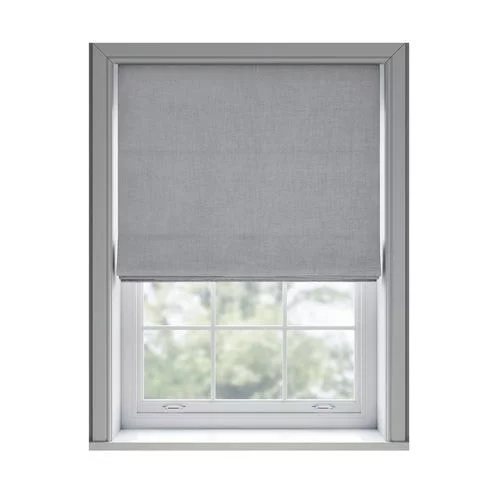 Kara Silver Roman Blind | Blinds.Online