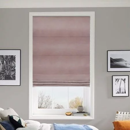 Kelly Blush Roman Blind | Blinds.Online