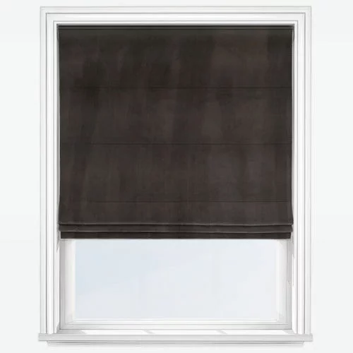 Kelly Charcoal Roman Blind | Blinds.Online