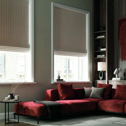 Kismet Amaretto Roman Blind | Blinds.Online