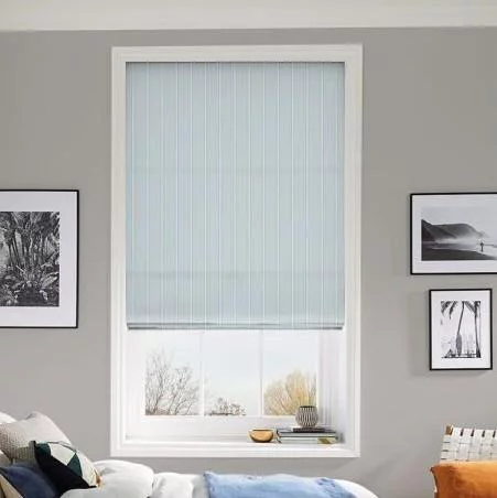 Kismet Azure Roman Blind | Blinds.Online