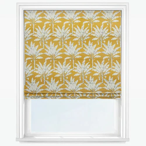 Lissandra Ochre Roman Blind | Blinds.Online