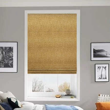 Lyric Chartreuse Roman Blind | Blinds.Online