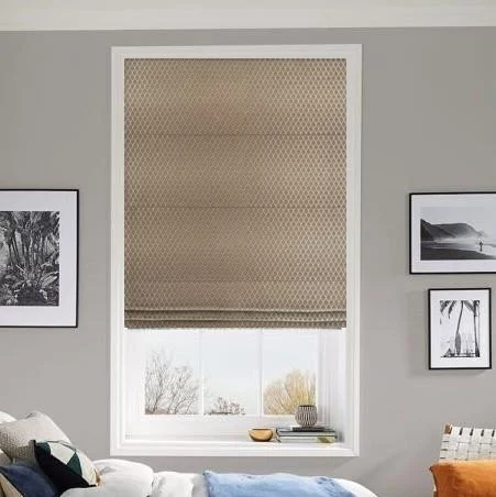 Mae Chocolate Roman Blind | Blinds.Online