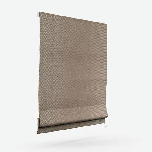 Mae Chocolate Roman Blind | Blinds.Online