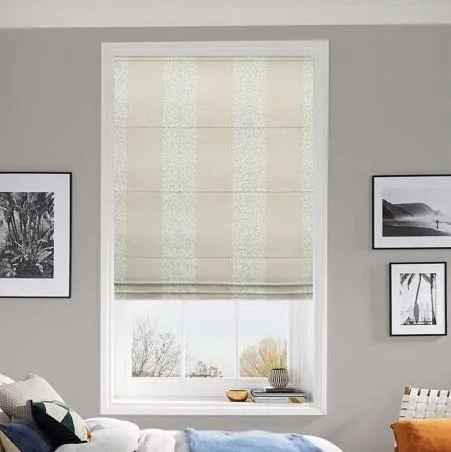 Malena Beige Roman Blind | Blinds.Online