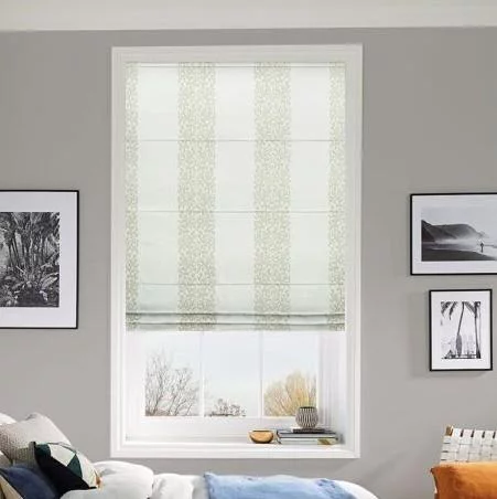 Malena Celadon Roman Blind | Blinds.Online