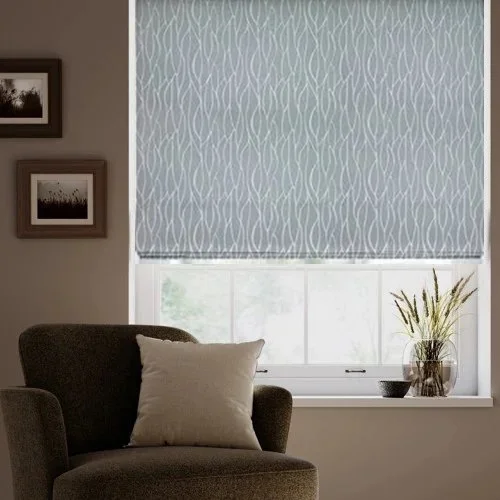 Marcella Wedgewood Roman Blind | Blinds.Online