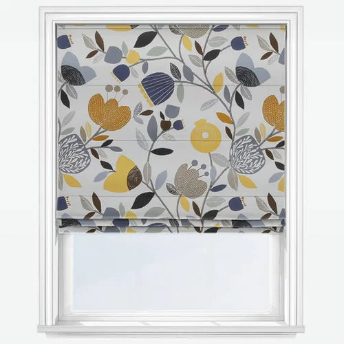 Meadow Ochre Roman Blind | Blinds.Online